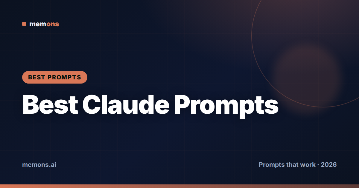 Best Claude Prompts