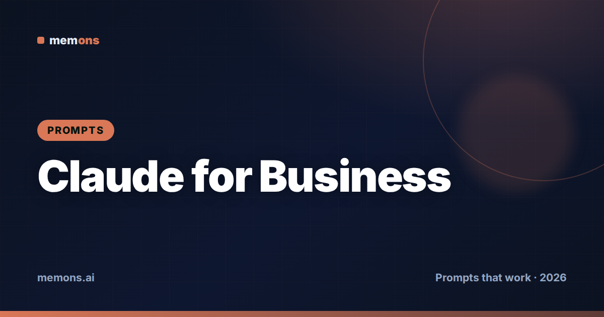 Cover for 24 Claude Prompts for Business & Work (2026)