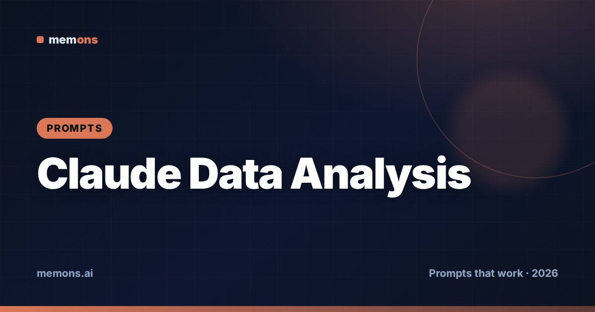 Claude Data Analysis