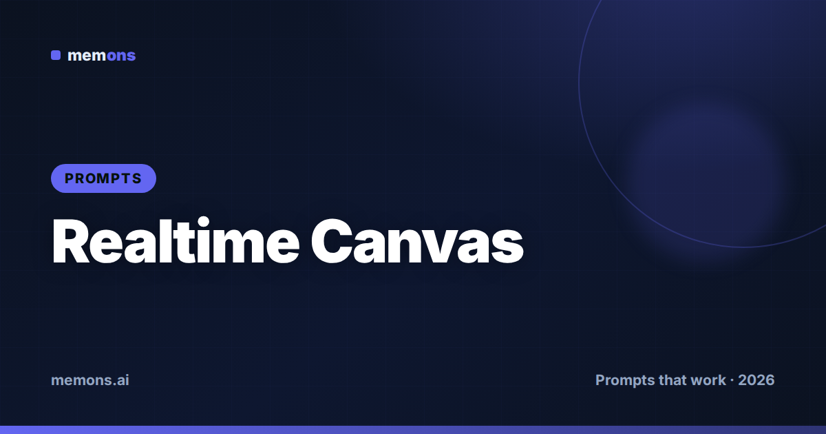 Cover for 22 Krea Prompts for the Realtime Canvas (2026)