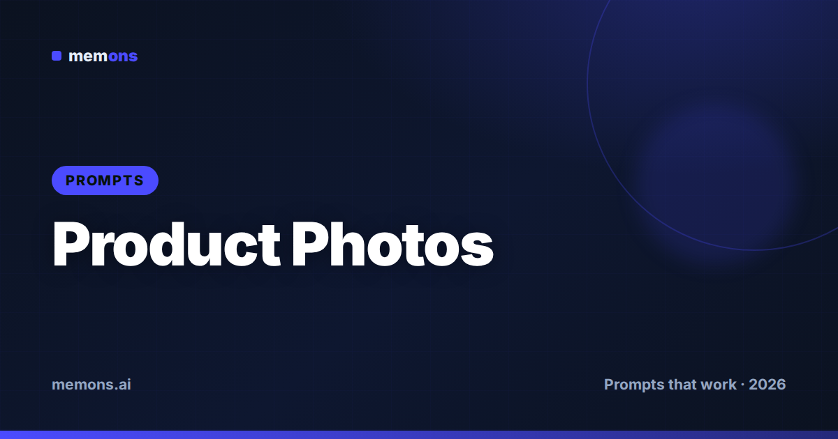 Product Photos