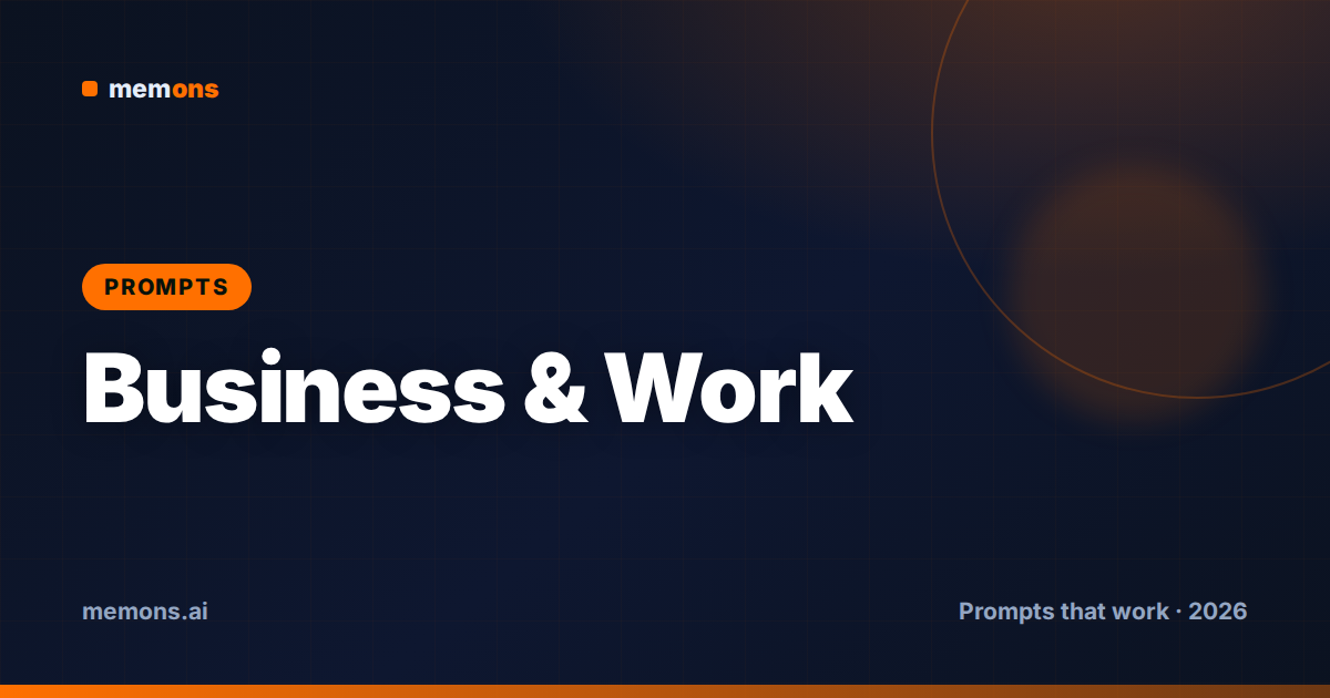 Cover for 24 Mistral Prompts for Business & Work (2026)