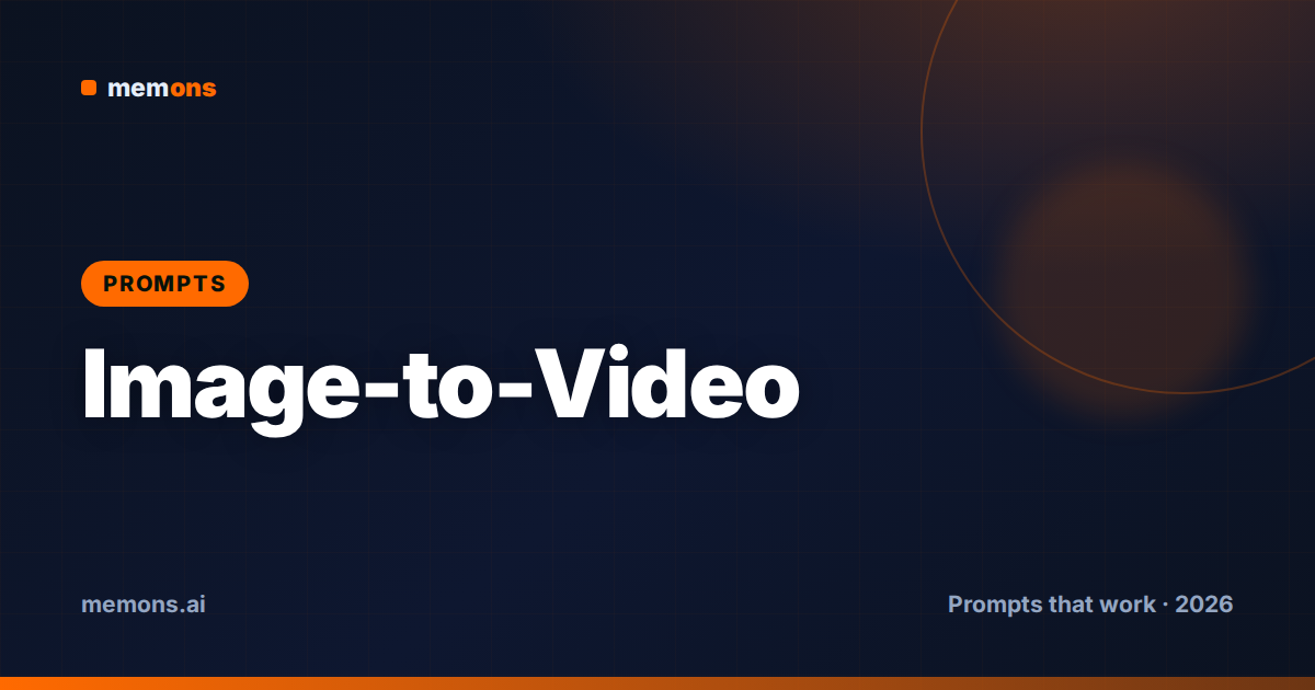Cover for 24 Wan Prompts for Image-to-Video (2026)