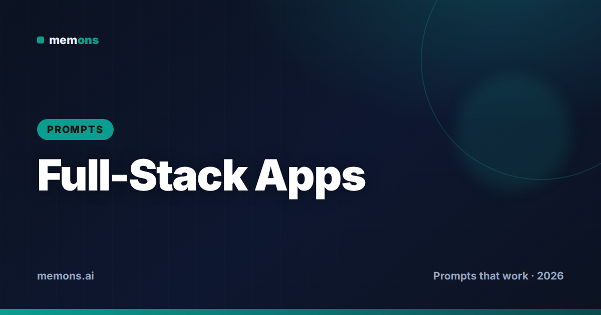 Cover for 24 Windsurf Prompts for Building Full-Stack Apps (2026)